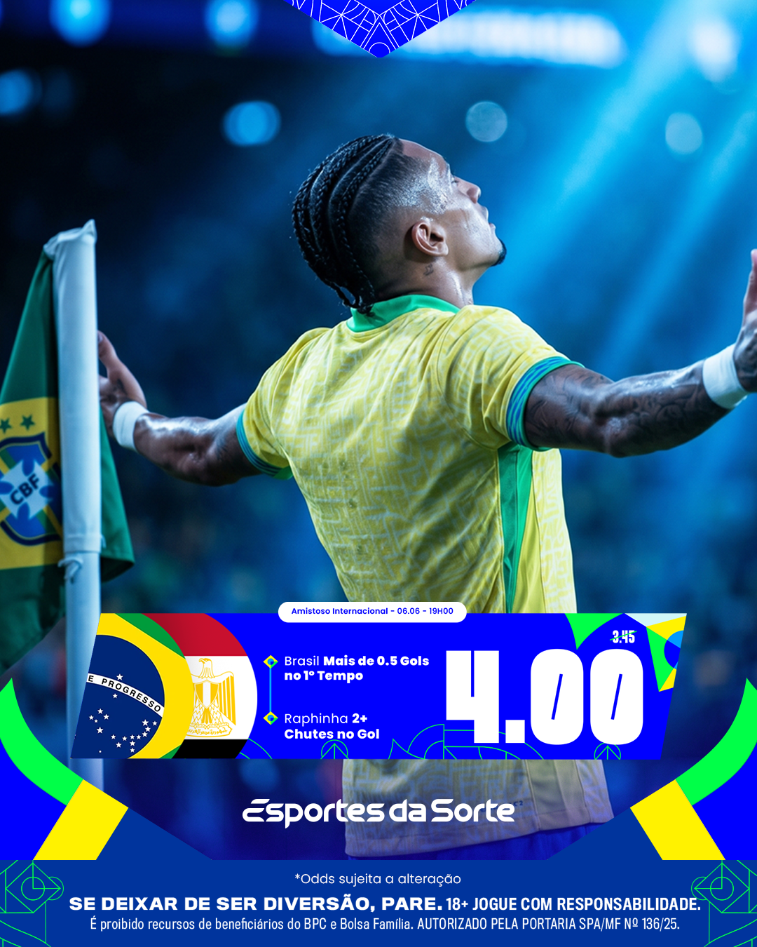 Sportbook - Brasil x Egito v1