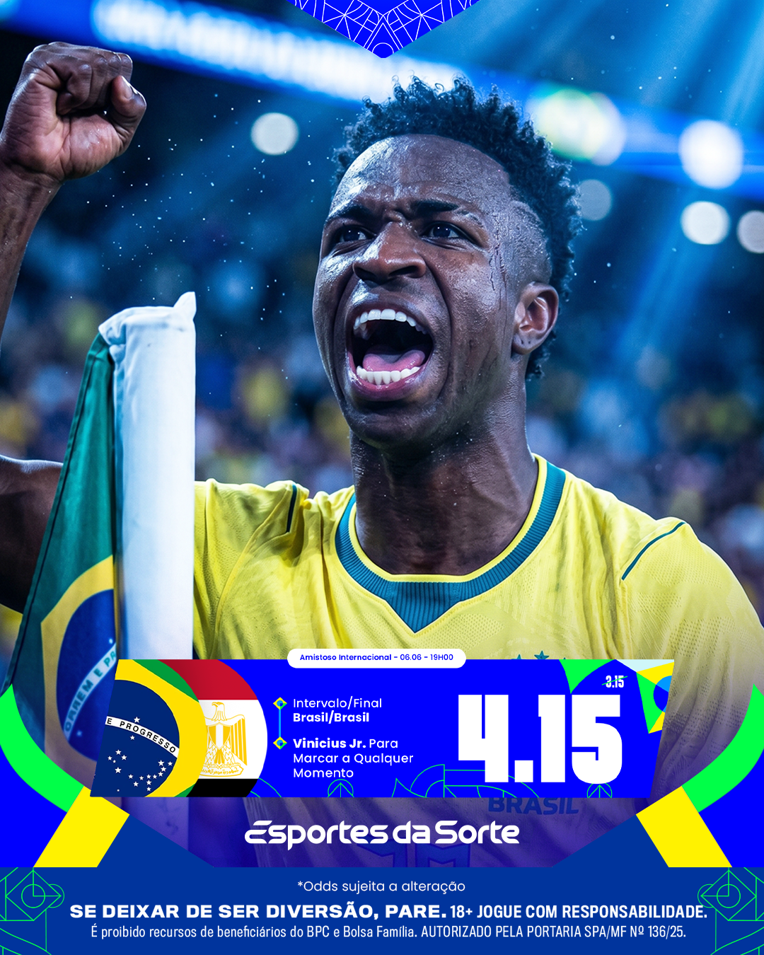 Sportbook - Brasil x Egito