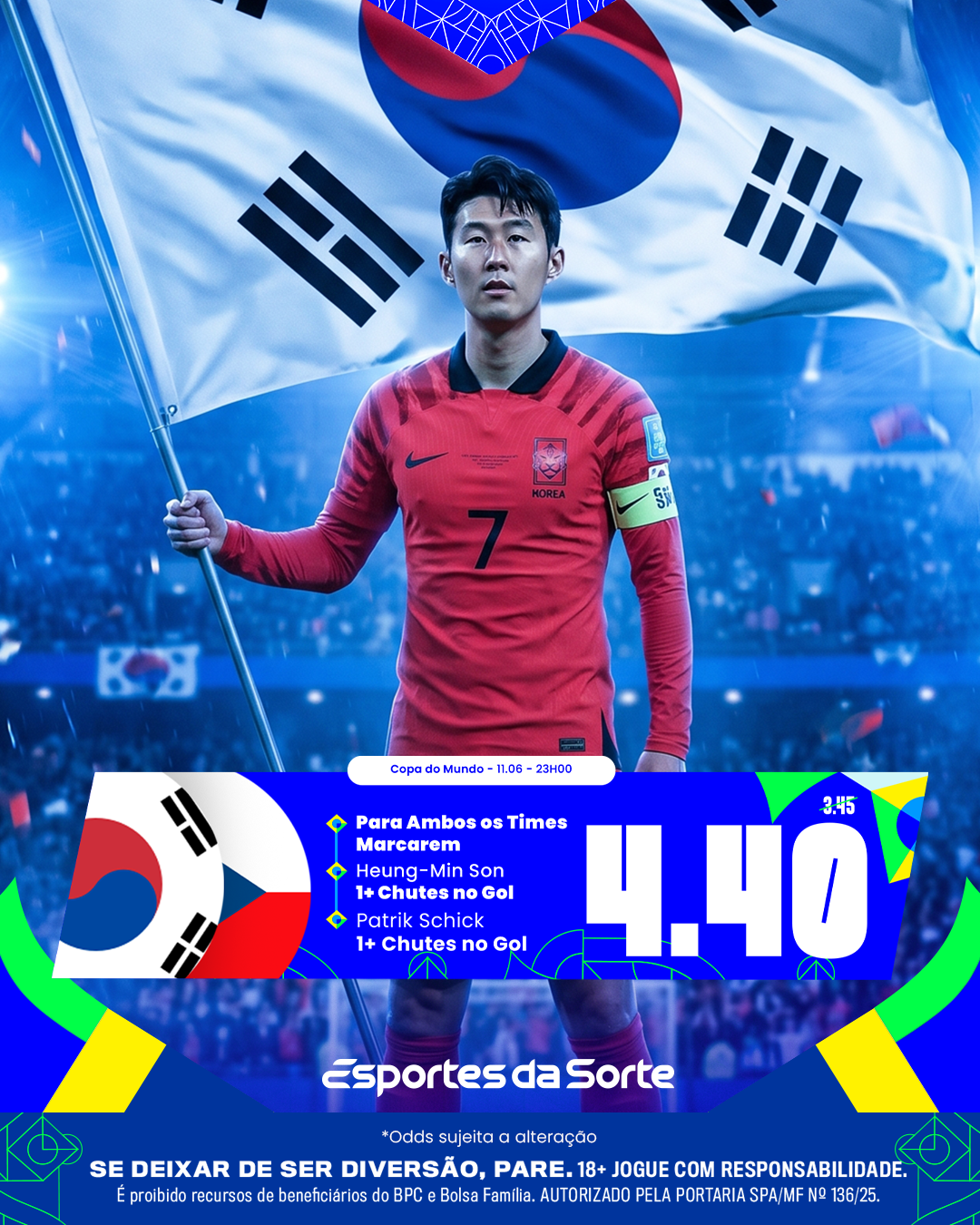 Sportbook - Coreia do Sul x Rep. Tcheca