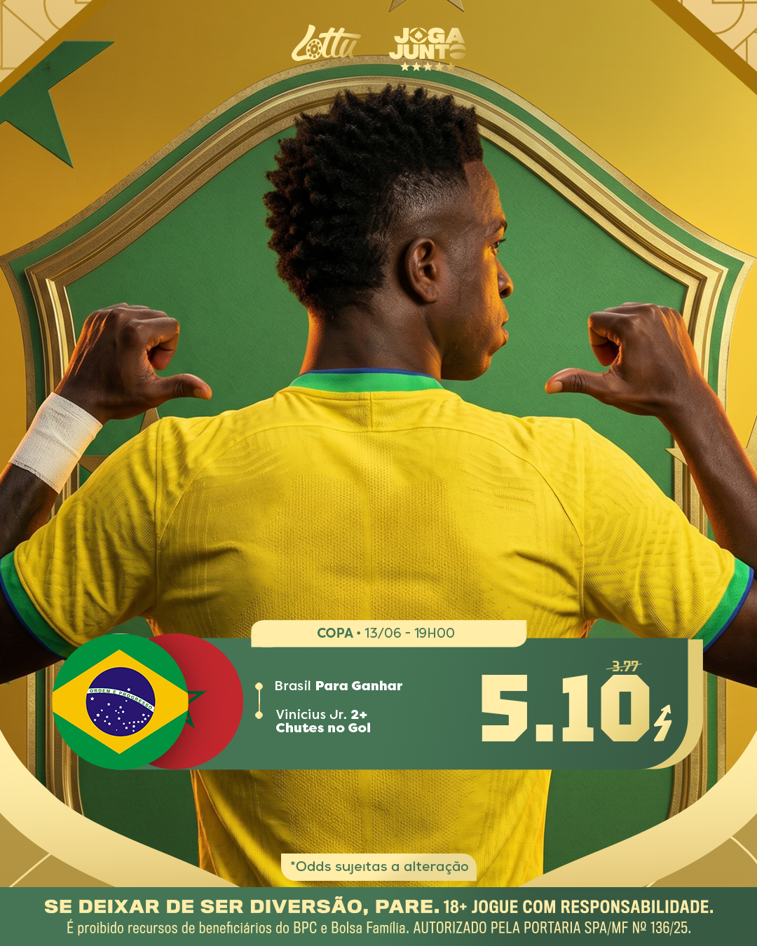 Sportbook - Brasil x Marrocos