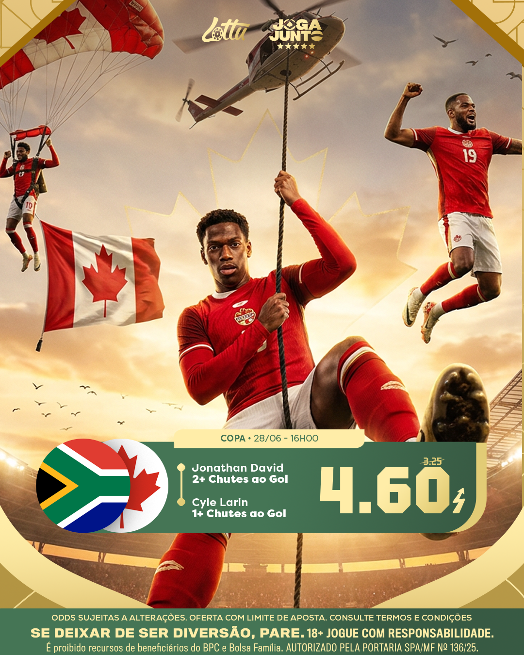 Sportbook - África do Sul x Canadá